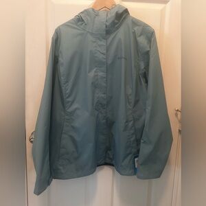 Columbia Sky Blue Women's Rain Jacket